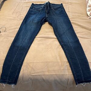 Women's Skinny Jeans - Dark Blue